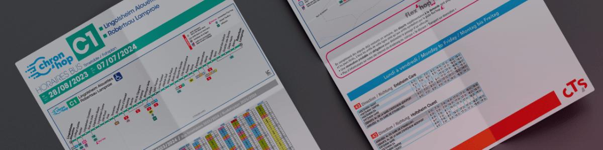 . Affiches, fiches horaires, plans, supports numériques : chaque publication doit être lisible, cohérente et fidèle à l’identité visuelle de votre réseau de transport.